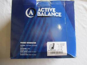 lot 75 image: Active Balance 75-Cm, Black Fitness Ball In Box