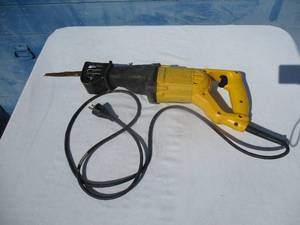 lot 103 image: DeWalt-Model DWE-304 Electric Reciprocating Saw, 1-18-Stroke, Type -2, Works