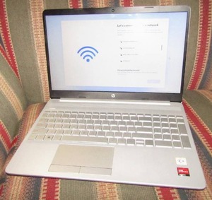lot 128 image: HP Laptop model 15Z-GW000, Windows 11 home edition, One Terabyte hard drive, 64 bit operating system, Ready for set up