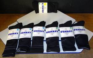 lot 18 image: LOT OF 6 - BOMBAS CHILDREN SOCKS (SM & MD)