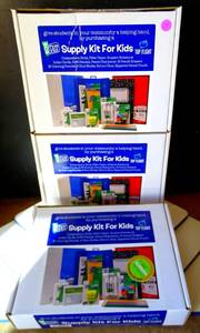 lot 29 image: WOW OFFICE WORKS SUPPLY KITS FOR KIDS - NEW (3X$)
