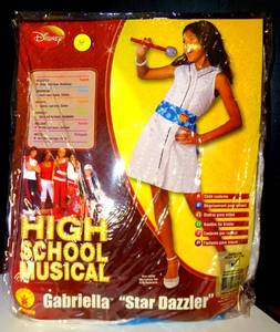 lot 34 image: DISNEY HIGH SCHOOL MUSICAL HALLOWEEN COSTUME - GABRIELA STAR DAZZLER - SIZE MEDIUM