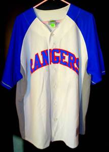 lot 40 image: JOSH HAMILTON TEXAS RANGERS #32 BASEBALL JERSEY - ALL NUMBERS & LETTERS ARE SEWN ON - SIZE LXL
