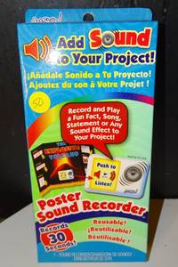 lot 50 image: ART SKILLS POSTER SOUND RECORDER - NEW