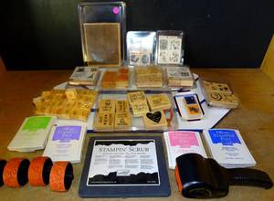 lot 75 image: LARGE STAMPING CRAFTERS LOT AS SHOWN