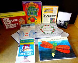 lot 128 image: ASSORTMENT OF BOOKS AS SHOWN