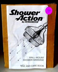 lot 134 image: NEW - WALL MOUNT SHOWER MASSAGE SHOWER ACTION BY WINDMERE