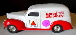 lot 135 image: VINTAGE CITCO METAL DIE CAST CAR AUTHENTICALLY AUTOGRAOHED BY STOCK CAR DRIVER MORGAN SHEPARD
