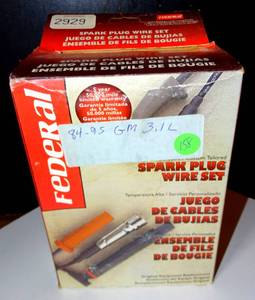 lot 158 image: VINTAGE SPARK PLUG WIRES - SEE PICS FOR MAKEMODEL (NEW)