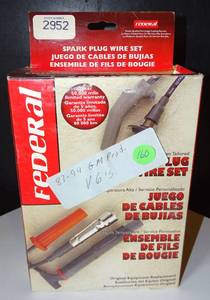 lot 160 image: VINTAGE SPARK PLUG WIRES - SEE PICS FOR MAKEMODEL (NEW)
