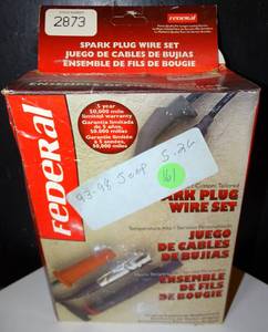 lot 161 image: VINTAGE SPARK PLUG WIRES - SEE PICS FOR MAKEMODEL (NEW)