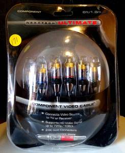 lot 171 image: NEW - NEXXTECH ULTIMATE 6 VIDEO COMPONET CABLE