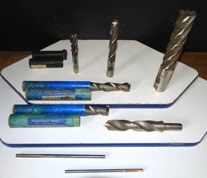 lot 183 image: ASSORTMENT OF HEAVY DUTY FAST CUT DRILL BITS AS SHOWN