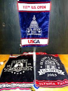 lot 197 image: RARE SET OF OFFICIAL PGA GOLF TOWELS - SOME WITH TAGS