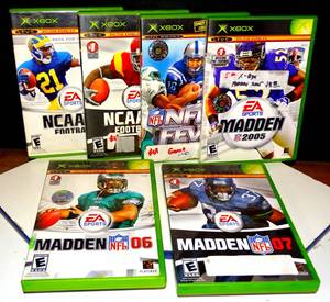 lot 203 image: LOT OF 6 - XBOX 360 FOOTBALL THEMED GAMES