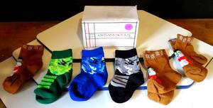 lot 208 image: LOT OF 6 NEW - KMBABY SOCKS