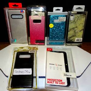 lot 214 image: LOT OF 6 - NEW CELLPHONE CASES FOR TODAYS MODELS