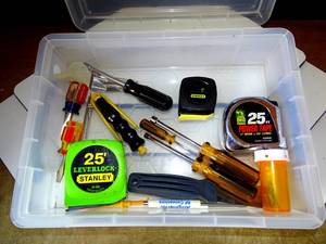 lot 221 image: ASSORTMENT OF TOOLS AS SHOWN
