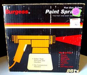 lot 226 image: VINTAGE BURGESS PAINT SPRAYER MODEL 861 - USEDWORKS