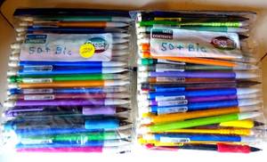 lot 229 image: LARGE LOT OF 100 BIC ADJUSTABLE LED PENCILS