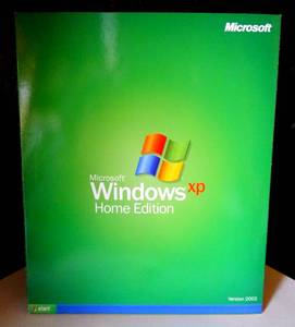 lot 230 image: VINTAGE WINDOWS XP HOME EDITION WITH SERIAL NUMBER