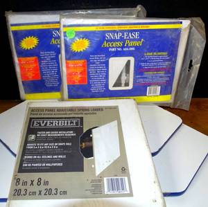 lot 235 image: LOT OF SNAP EASE ACCESS PANELS AS SHOWN