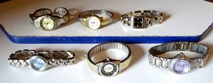 lot 250 image: ASSORTED WOMENS WATCHES - ALL WORKING (6X$)