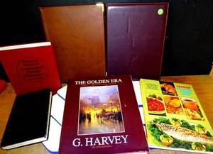 lot 278 image: ASSORTMENT OF BOOKS AND BINDERS AS SHOWN