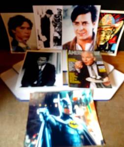 lot 309 image: LOT OF 7 - 8 X 10 PHOTOS OF POPULAR ACTORS AS SHOWN