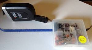lot 317 image: BLACK & DECKER PORTABLE AUTO POWER INVERTER & DREMMEL TOOL SET LOT