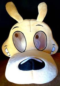 lot 125 image: ROCKOS Modern Life Nickelodeon Dan Dee Big Greeter Heads Costume Halloween