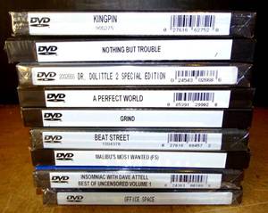 lot 351 image: BRAND NEWSEALED - DVDs (9X$)