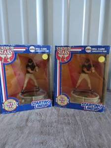 lot 19 image: 2 Will Clark Stadium Stars Starting Lineup--Candlestick Park