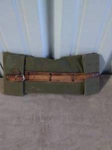 lot 25 image: Vintage Linemans Relay Kit Tool Bag with Tools
