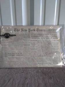lot 33 image: Vintage The New York Times Newspaper from 12111943 with Certificate of Authenticity--Check out the Pics