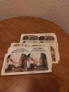lot 54 image: Lot of 20 Stereoview Cards and Book of Stereoviews--Many of People and Places--See Pics