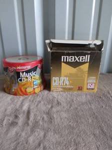 lot 58 image: Memorex 50pk CD-R and Maxell CD-R74 10pk