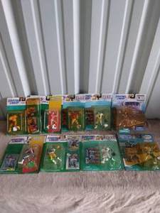 lot 61 image: Lot of 9 Football Starting Lineups--See Pics