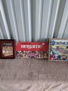 lot 72 image: Lot of 3 Board Games--Scrabble, The Ungame, and Dominion--The Ungame NIP the Other 2 Seem to be Complete