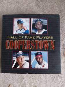 lot 81 image: Cooperstown-Hall of Fame Players Baseball Book