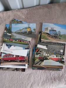 lot 86 image: Large Lot of Vintage Rail Road Postcards---See Pics