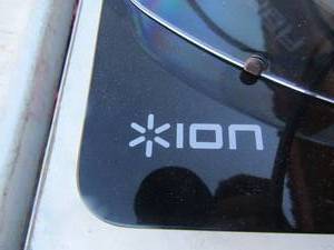 lot 70 image: ION record player with cords, looks new but is used