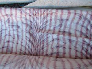 lot 88 image: Used rolls of furniture fabric qty 3, different designs on each