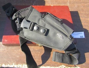 lot 95 image: UTG black gun holister and a dac gunmaster gun cleaning kit new