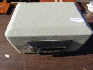 lot 96 image: White Sentry safe unlocked does NOT have keys
