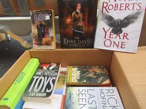 lot 115 image: book lot includes horror, fiction, mystery and much more