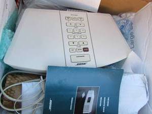 lot 187 image: Bose Acoustic wave receiver comes with original operating paper work and wiring  IN BOX