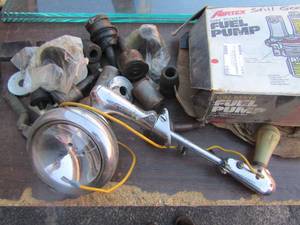 lot 196 image: Airtex sure power fuel pump used part # 4206, GE CAR SPOT LIGHT , EXPANSION PLUGS PLUS