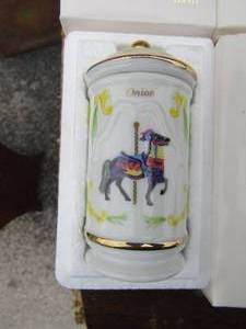 lot 227 image: LENOX -The Spice Carousel fine porcelain collection qty 12 Lenox 1993