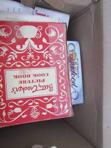 lot 268 image: Box of various cook books qty 5 plus
